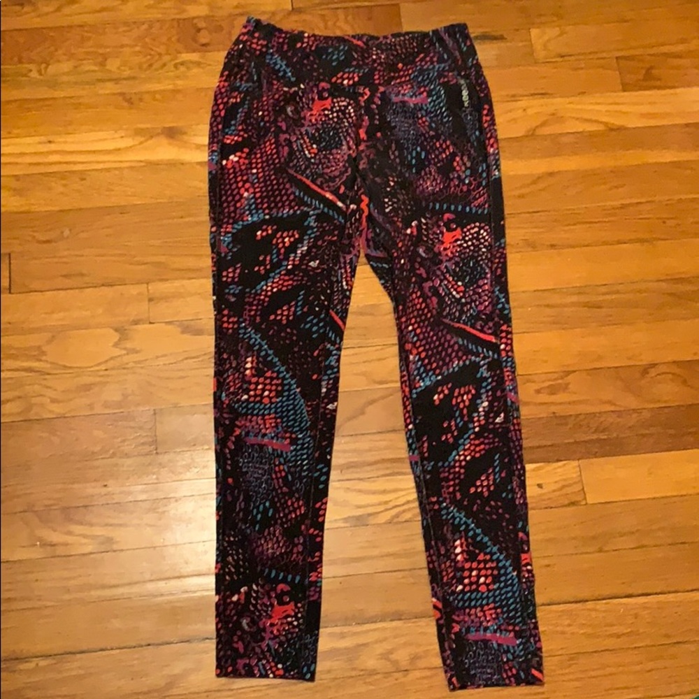 Reebok Leggings Multicolored Size Medium